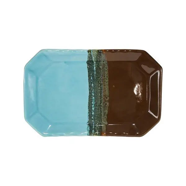 11" Rectangular Platter - Ocean Tide