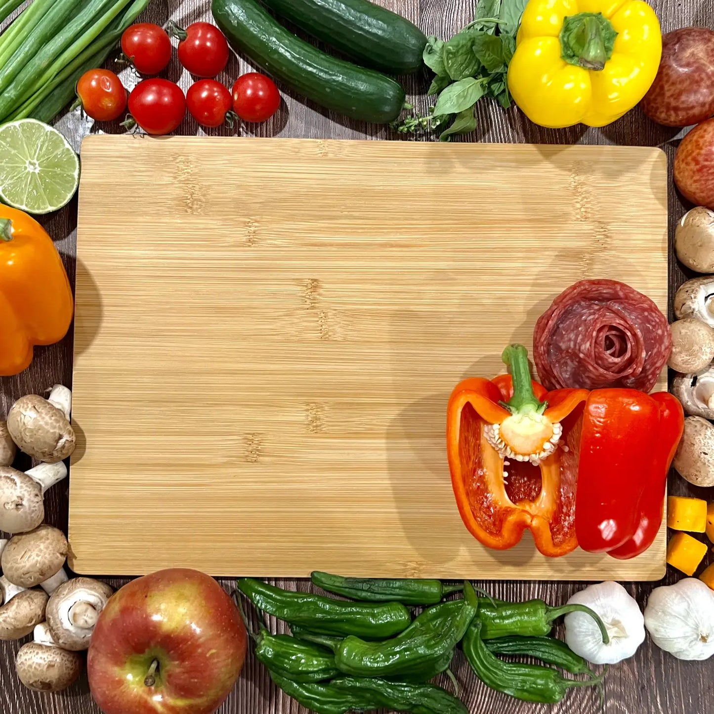 Rectangular Plain Bamboo Cutting Boards Without Handle