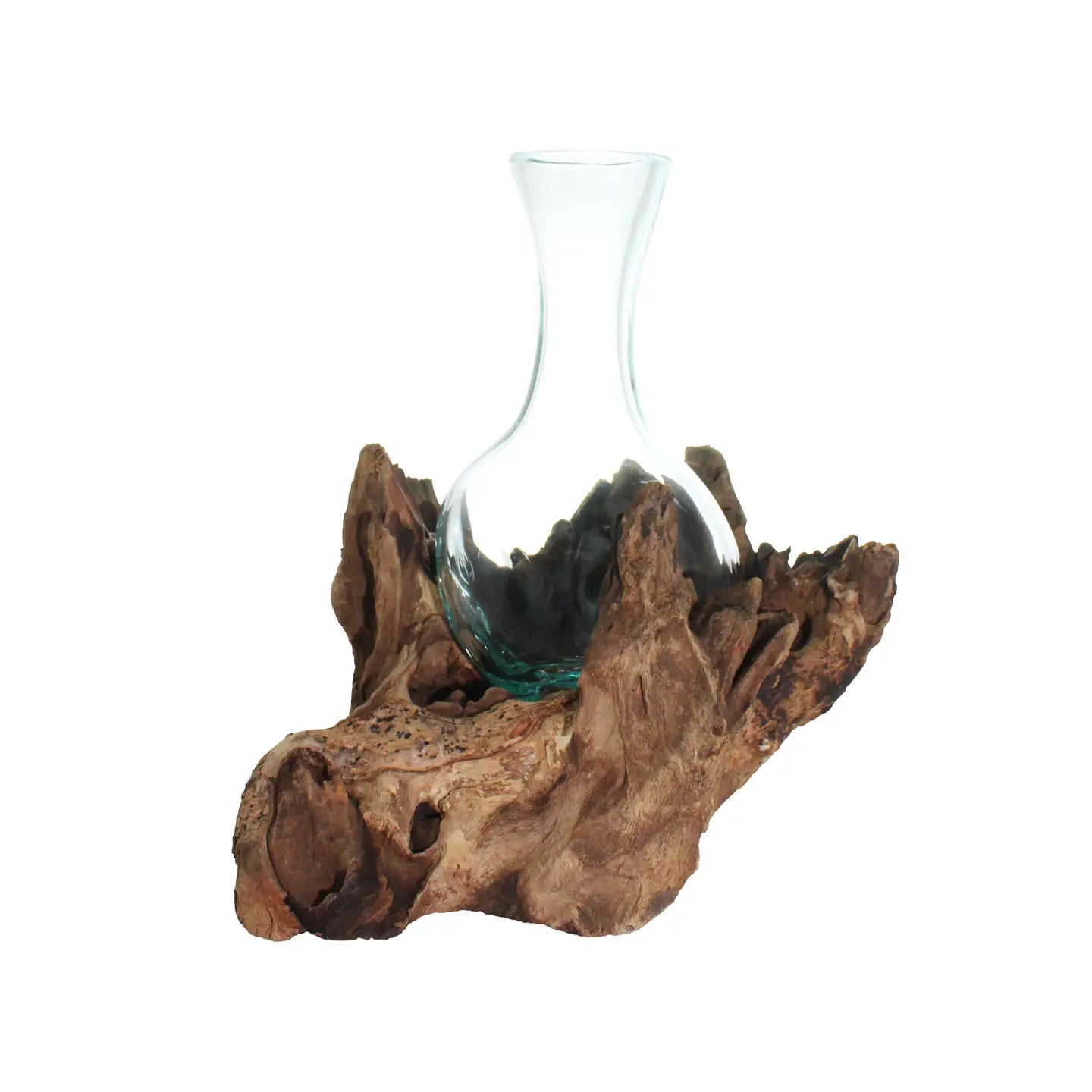 Round Bottom Vase on Driftwood