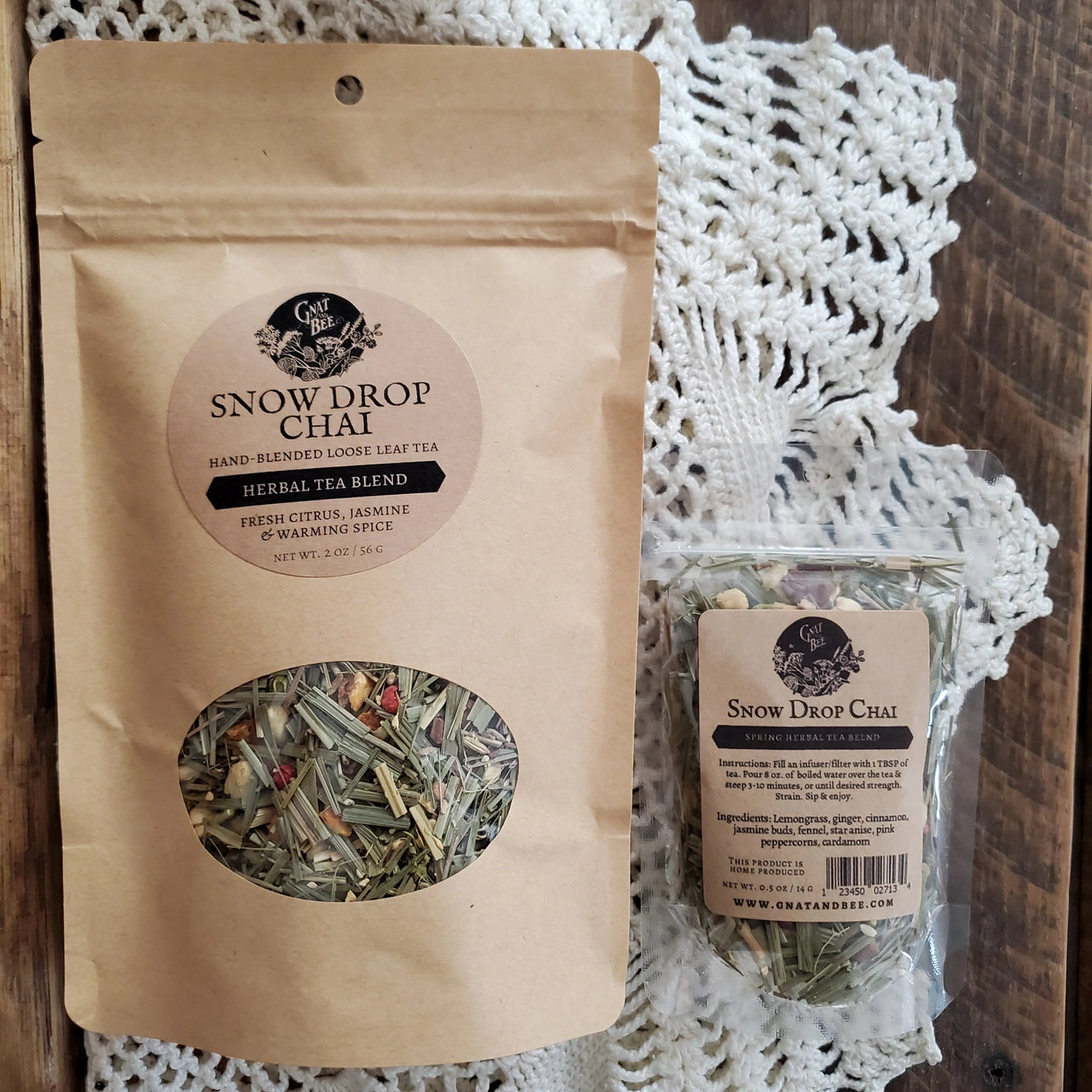 Snow Drop Chai | Herbal Loose Leaf Tea (Sample)