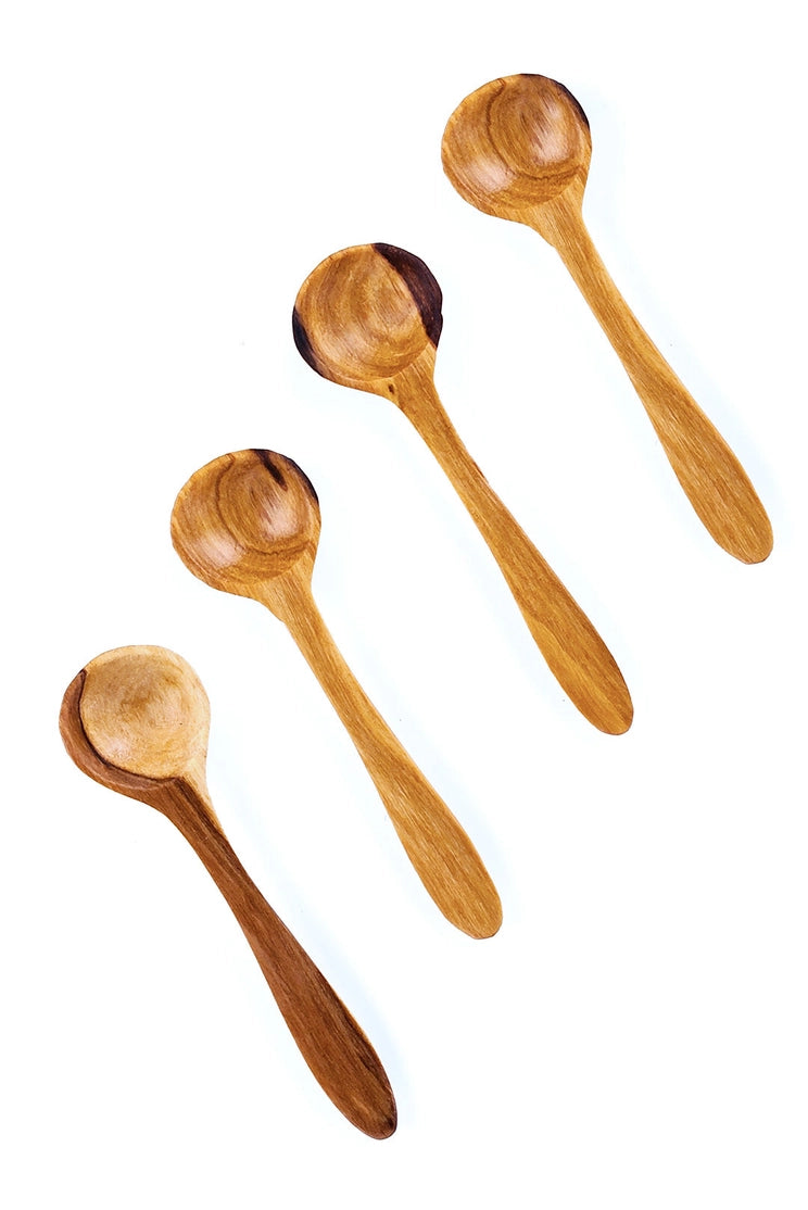 Wild Olive Wood Pendulum Spice Spoon