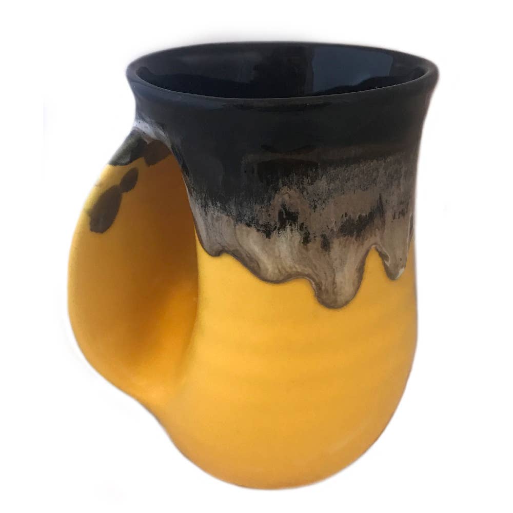 The Original Handwarmer Mug: Cobalt Canyon / Left Hand