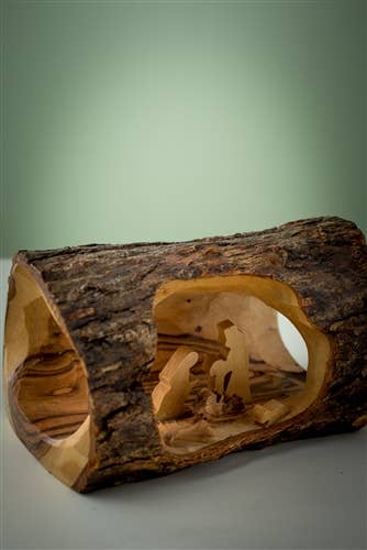 Small Log Nativity - 3"x5"