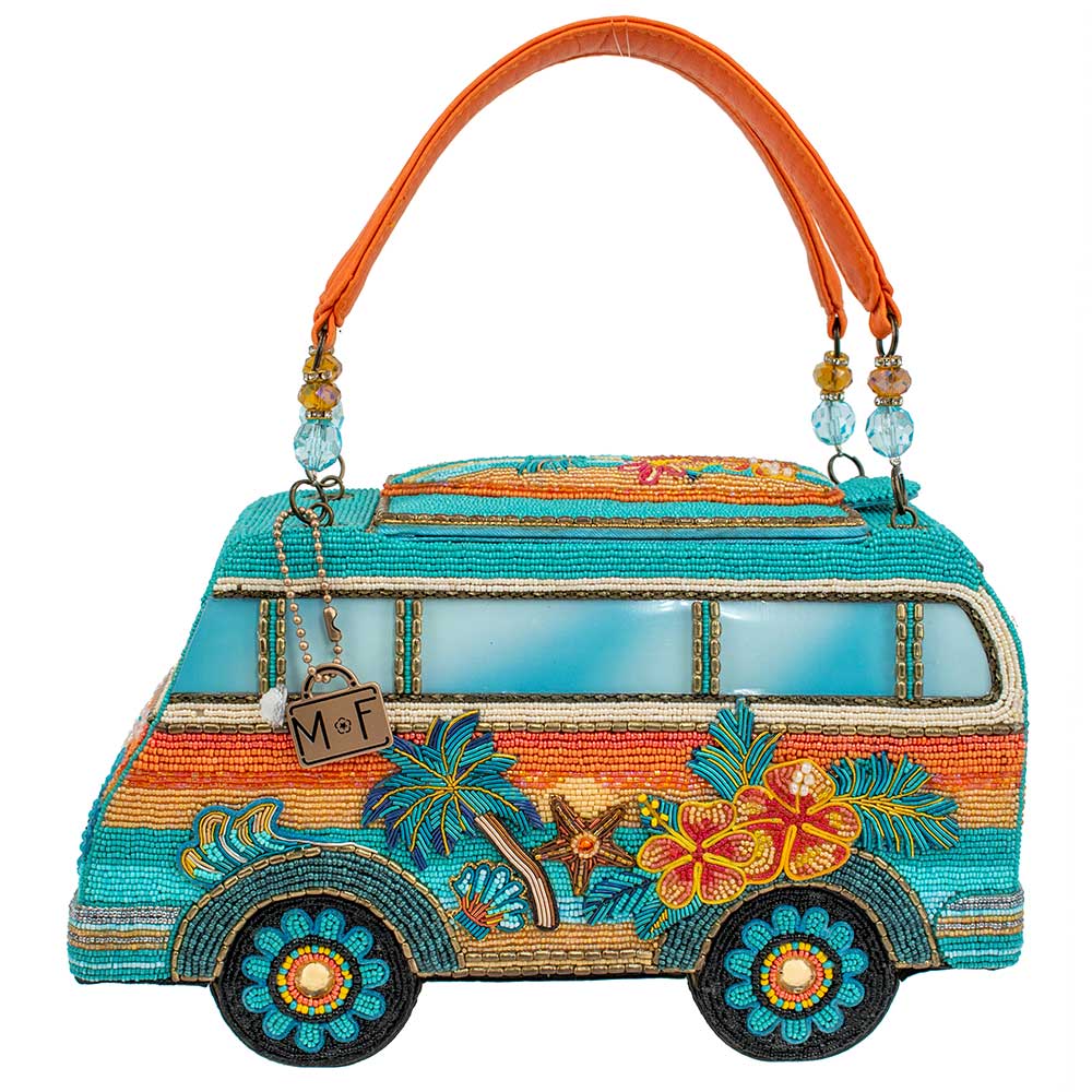 Catch a Wave Top Handle Surf Van Handbag
