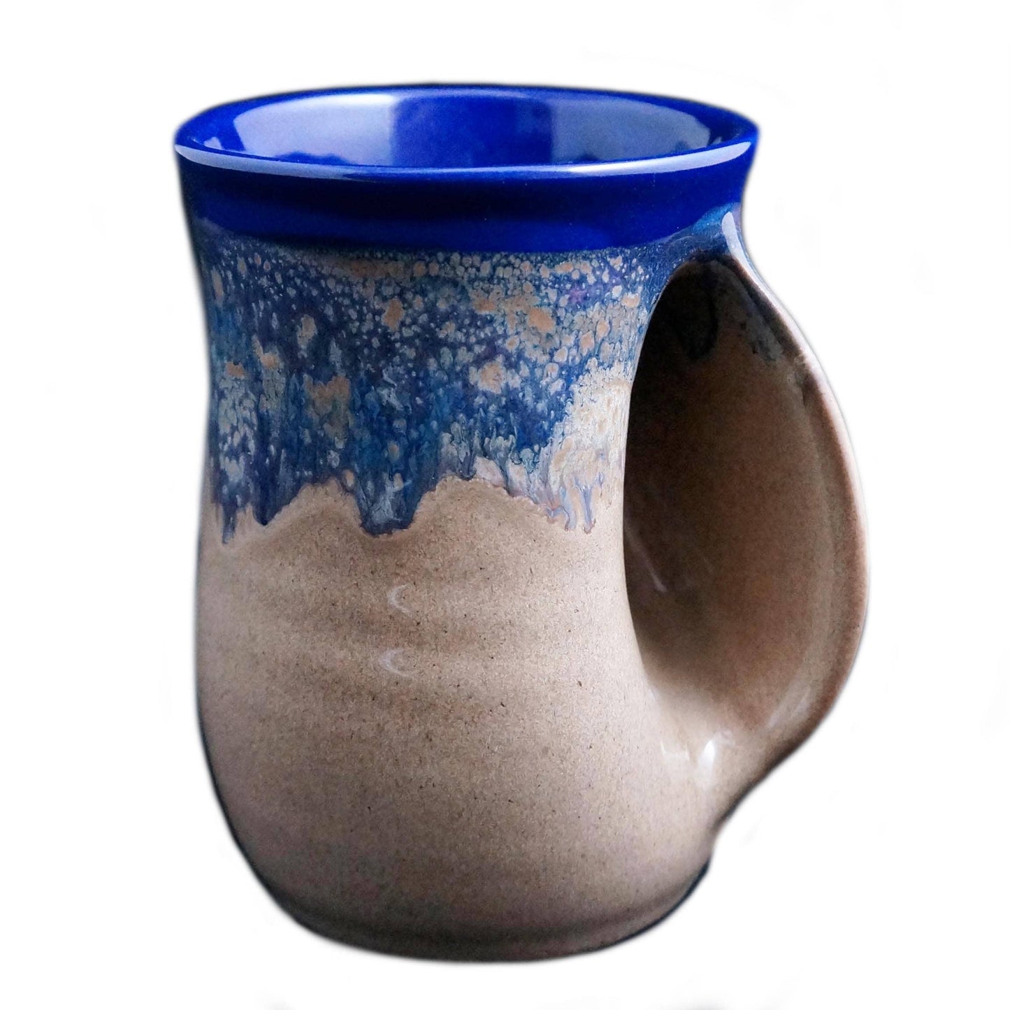 The Original Handwarmer Mug: Snowcap / Left Hand
