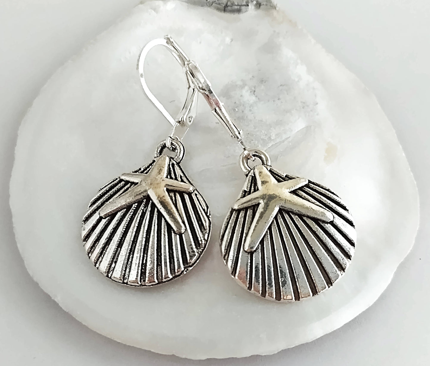 Silver Shell Earrings