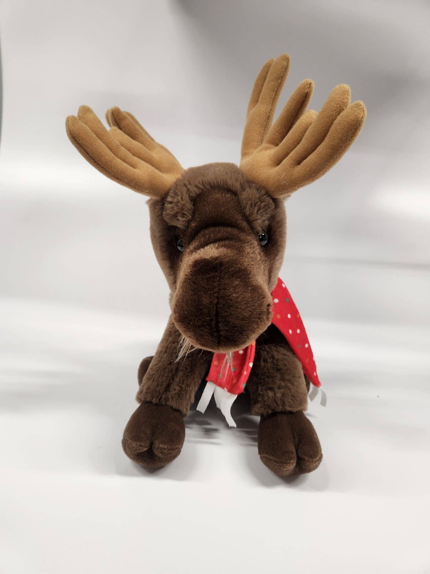 12" Sitting Moose Stuffed Animal