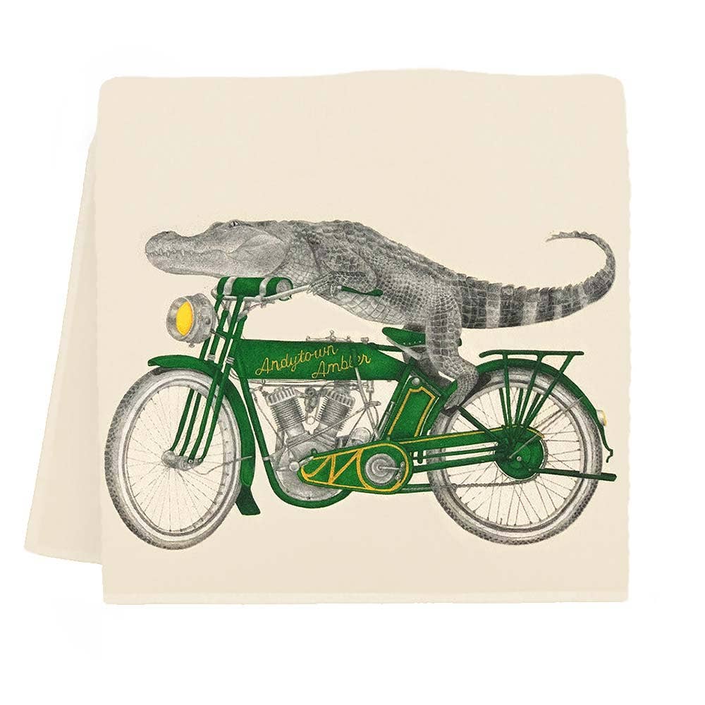 Alligator Tea Towel "Charlie Bonaventure"
