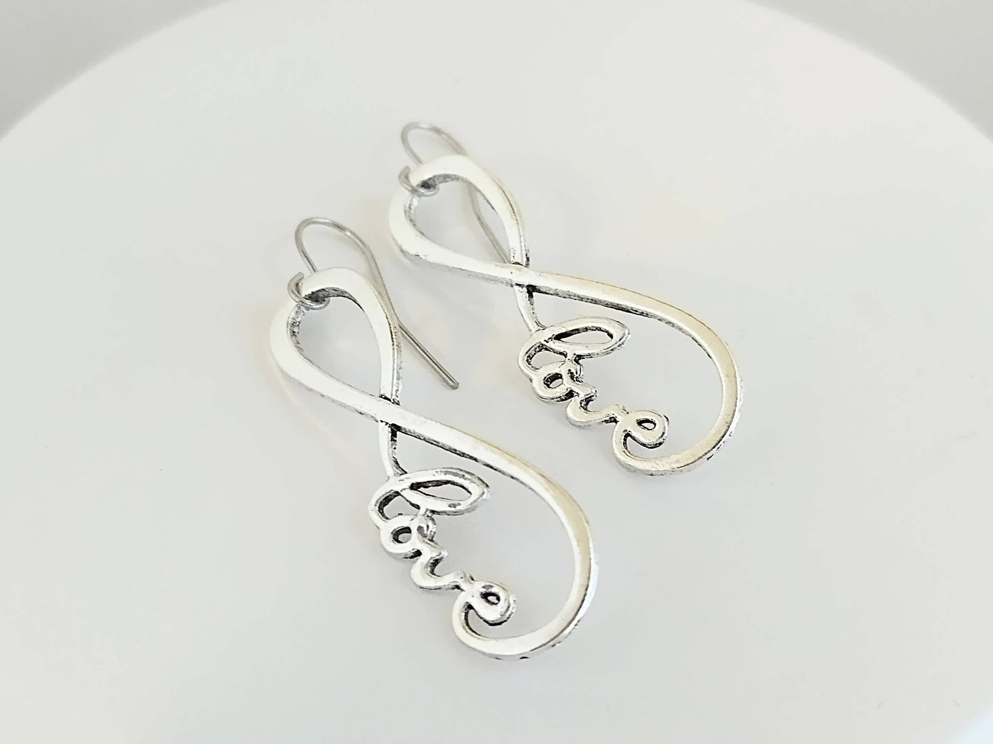Infinity Earrings, Summer Earrings, Nautical Jewelry