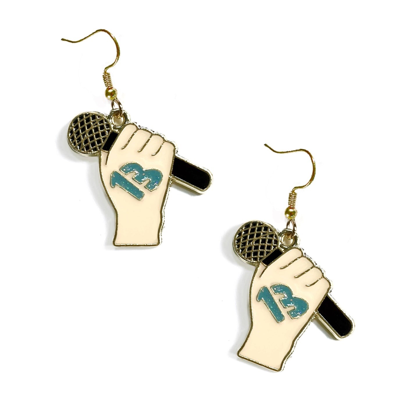 Swiftie Inspired Microphone 13 Earrings