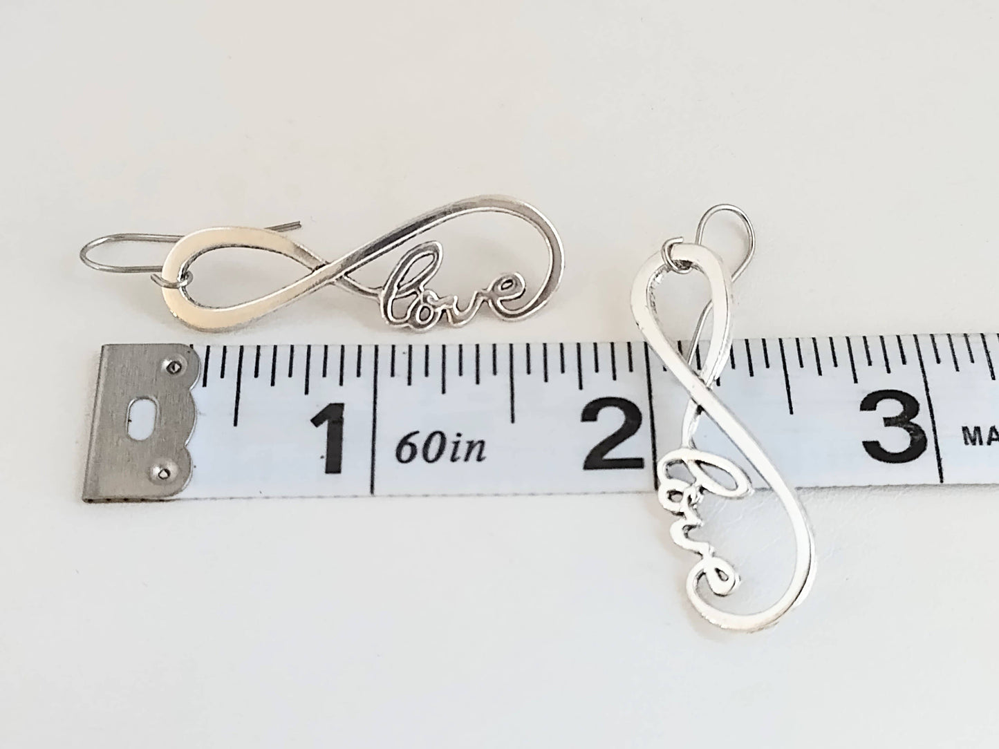 Infinity Earrings, Summer Earrings, Nautical Jewelry