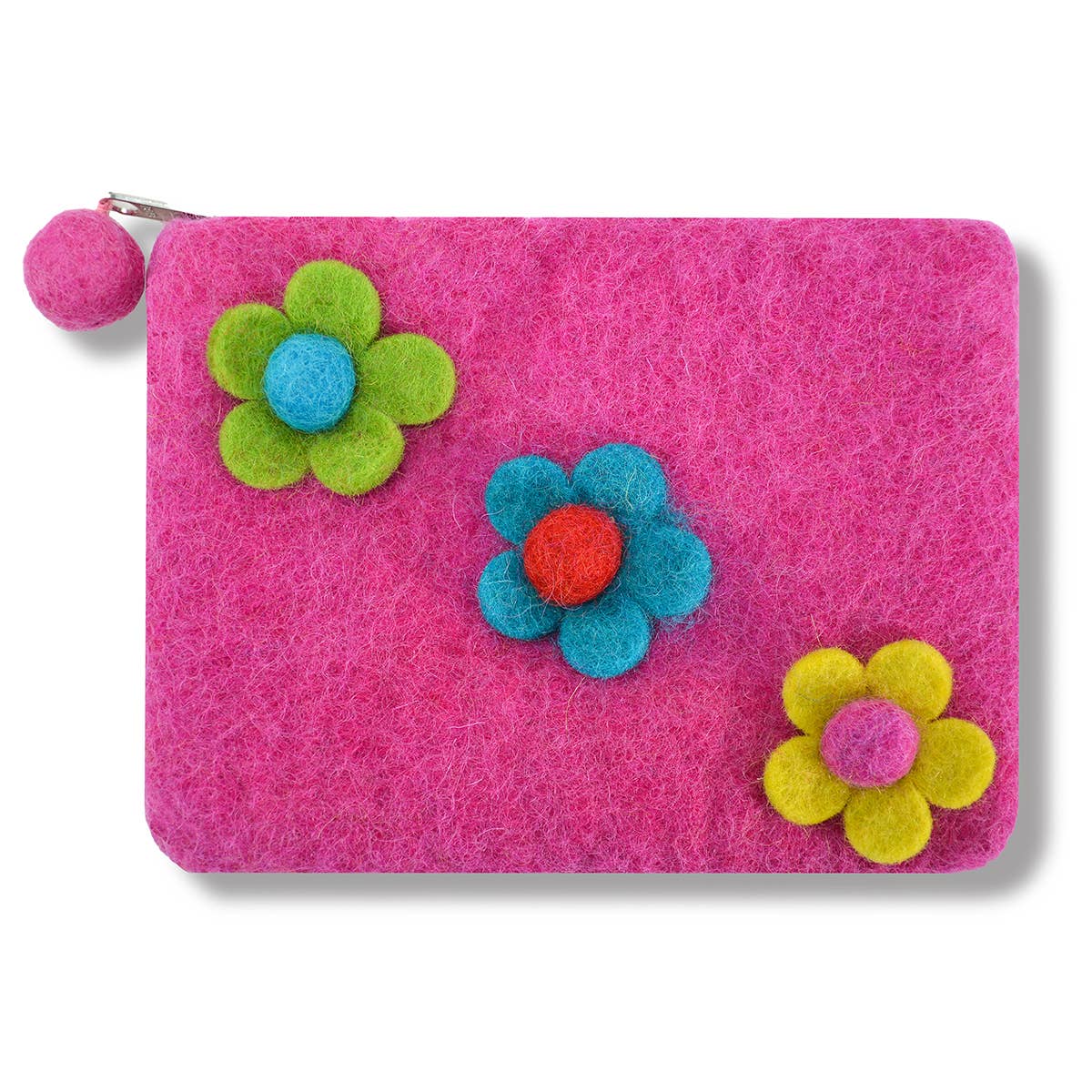 Yellow Three Flower Coin Purse