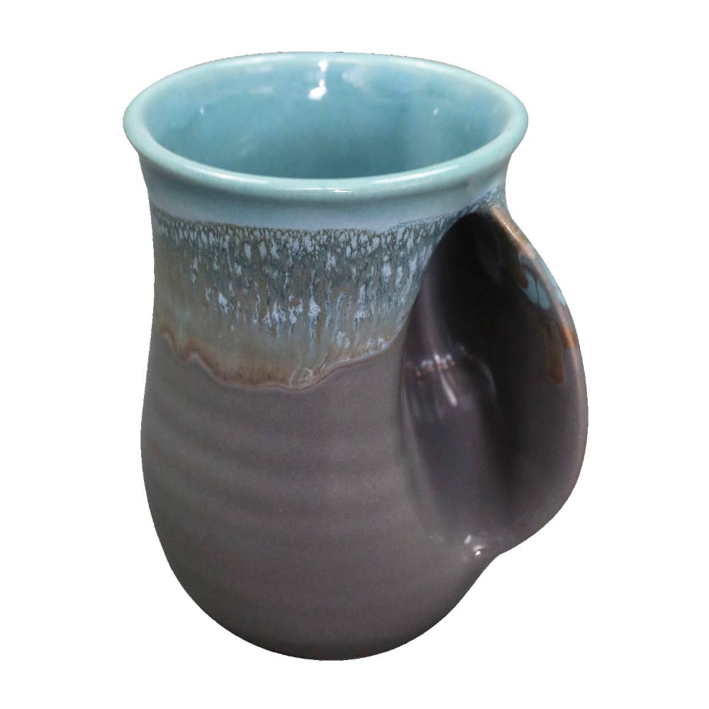 The Original Handwarmer Mug: Cobalt Canyon / Left Hand