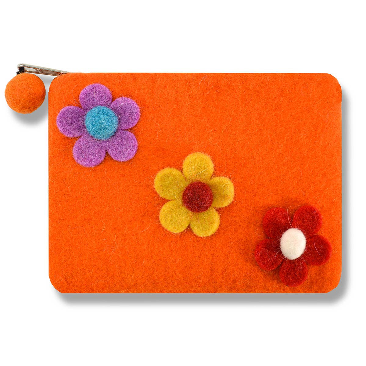 Yellow Three Flower Coin Purse
