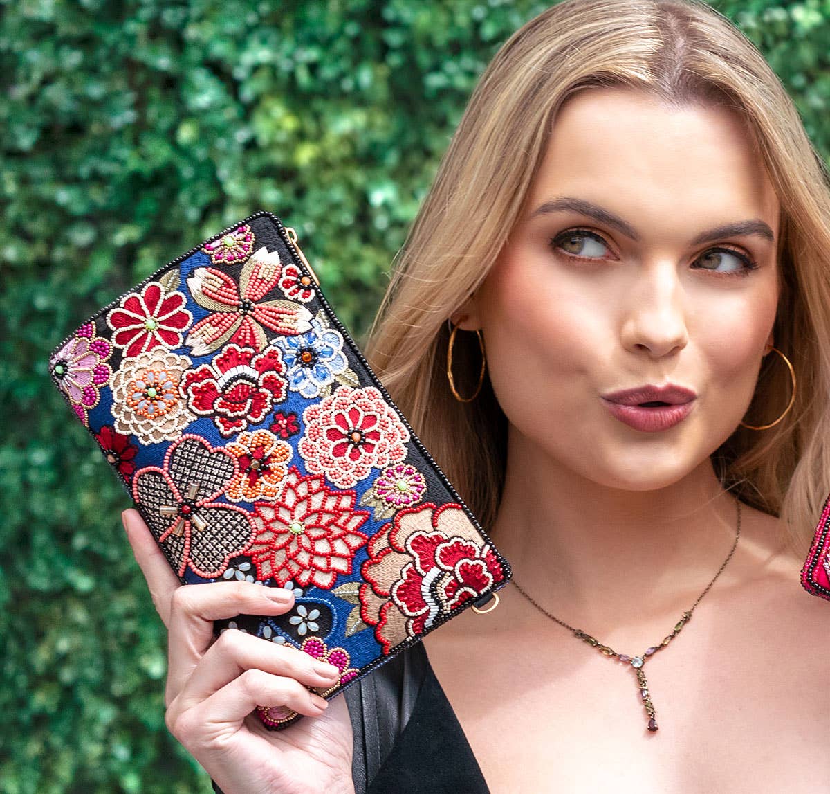 Ambrosia Floral Crossbody Phone Bag