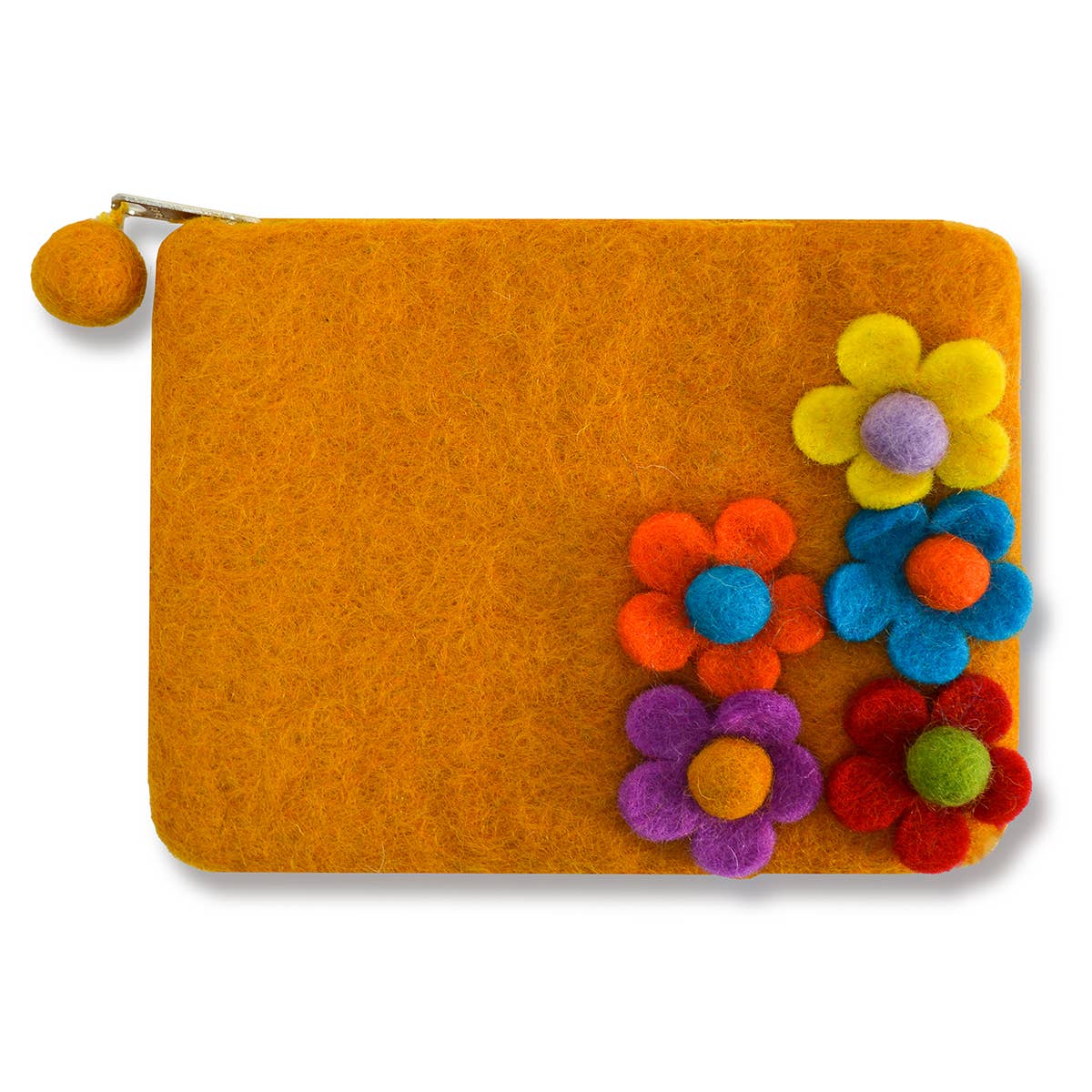 Red Flower Coin Purse