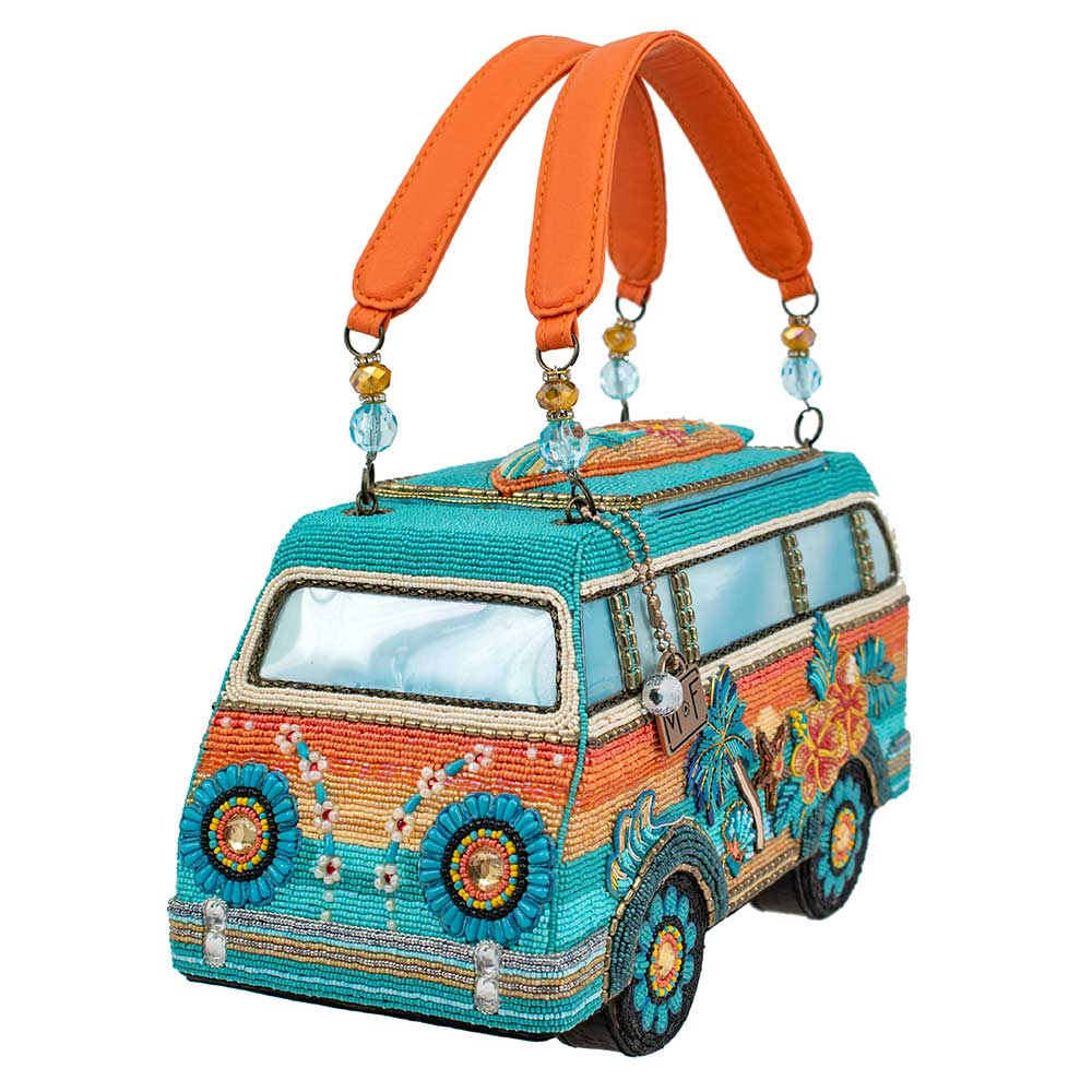 Catch a Wave Top Handle Surf Van Handbag