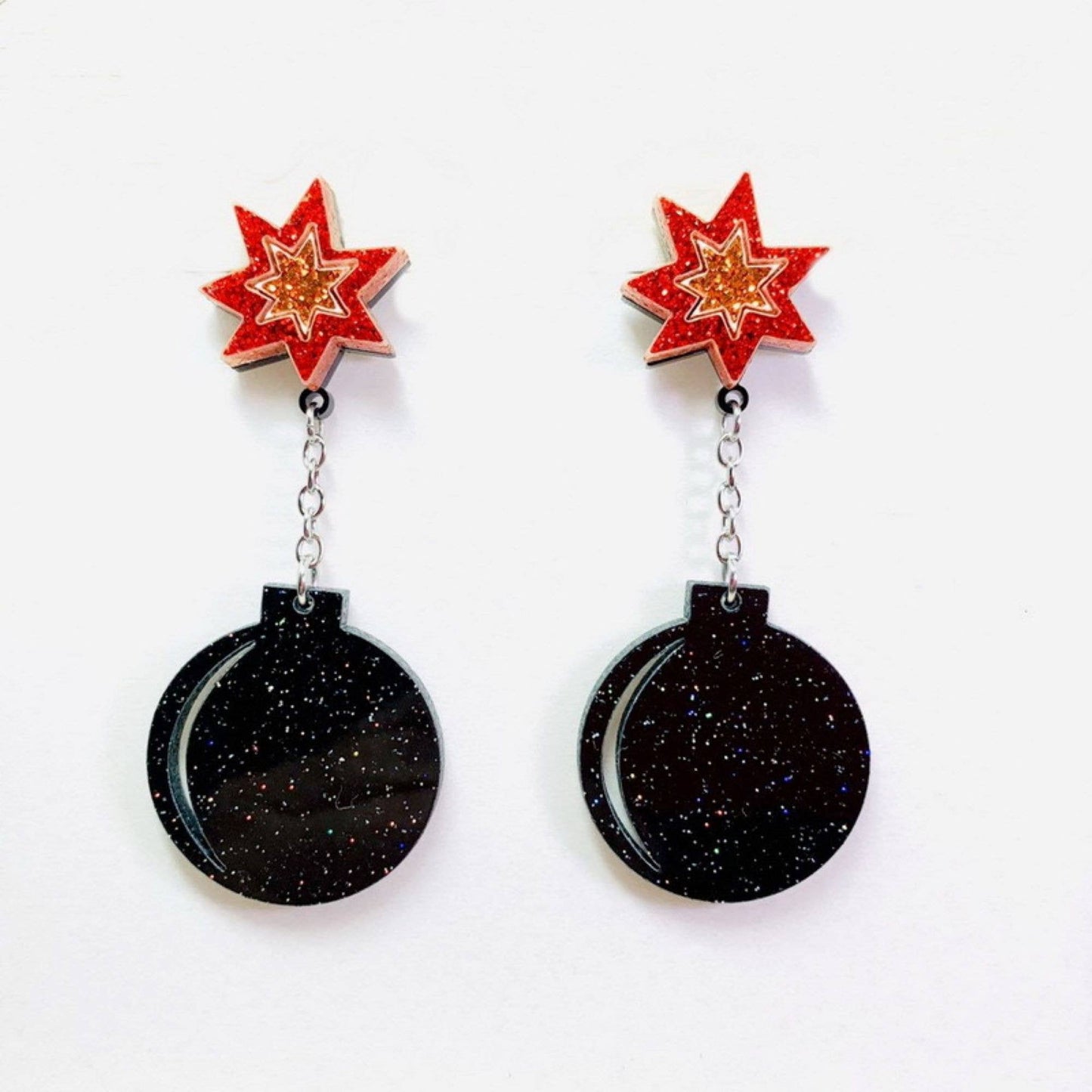 Banjo Cat Earrings