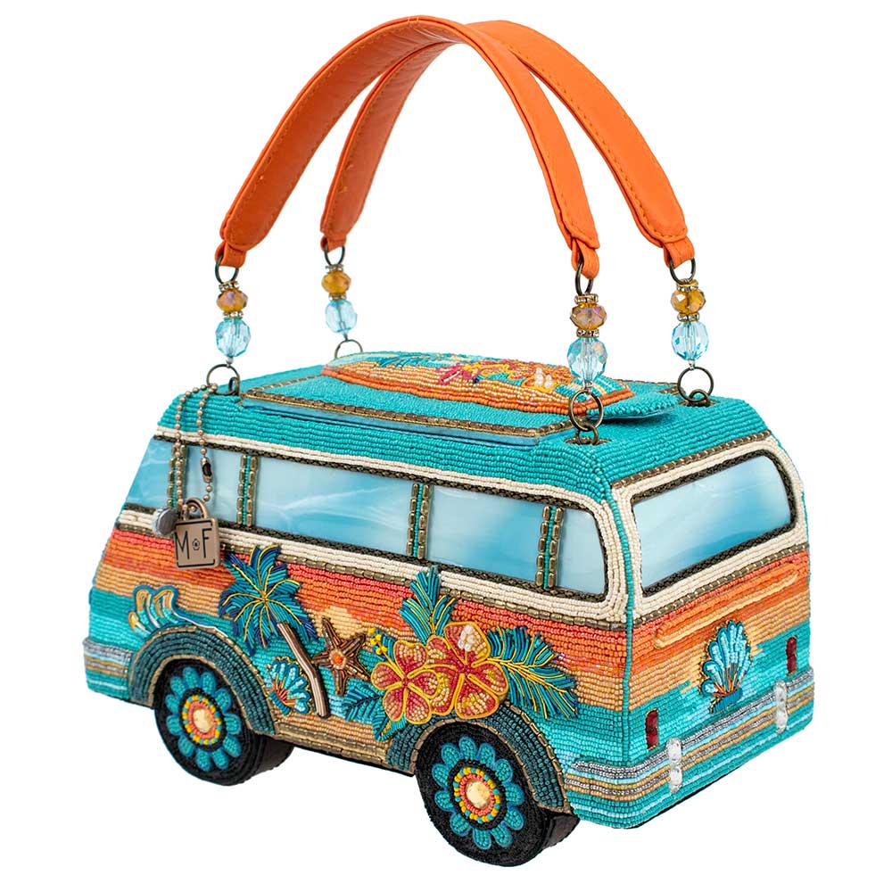 Catch a Wave Top Handle Surf Van Handbag