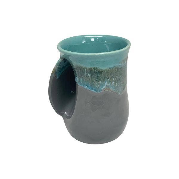 The Original Handwarmer Mug: Cobalt Canyon / Left Hand