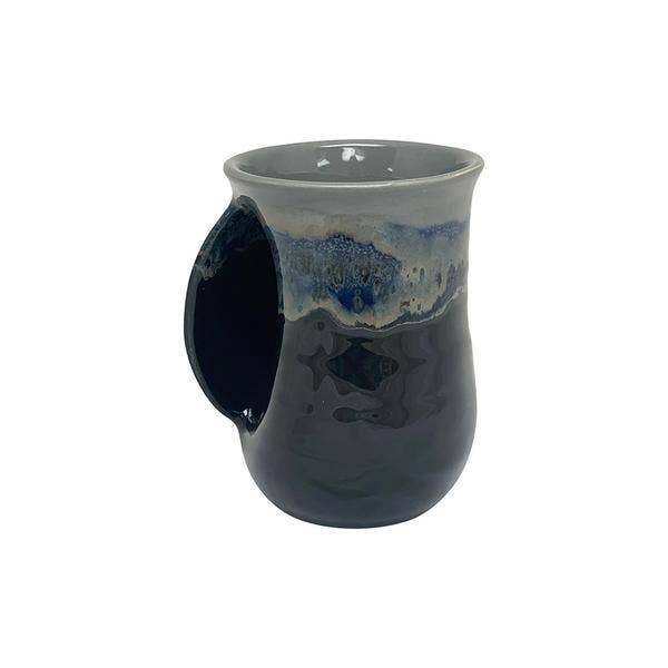 The Original Handwarmer Mug: Cobalt Canyon / Left Hand