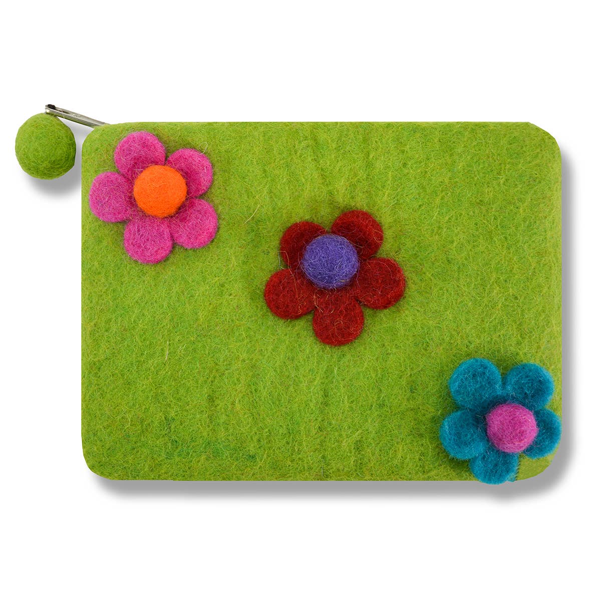Yellow Three Flower Coin Purse