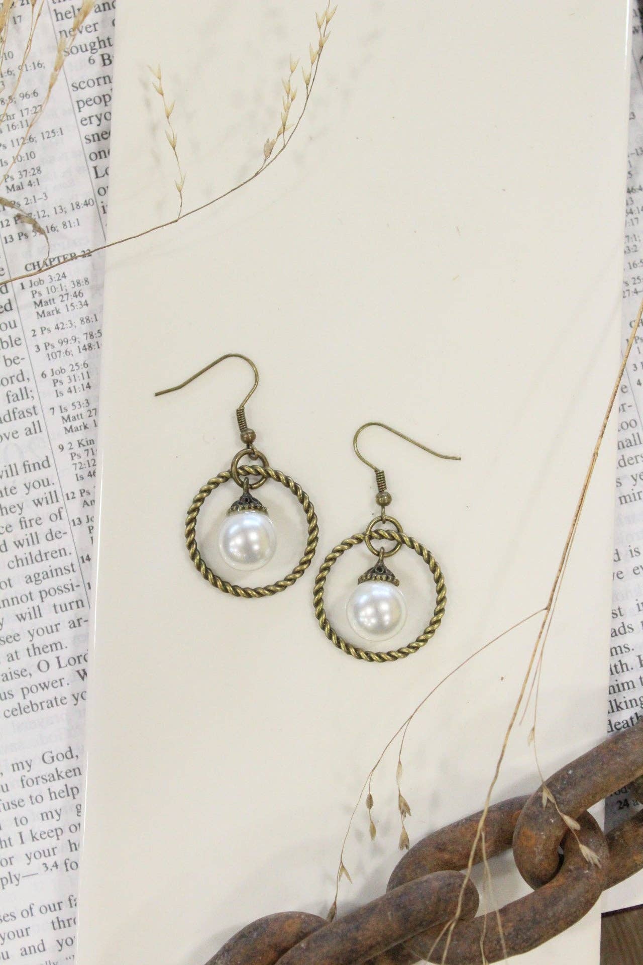 Finding Peace In The Storm Earrings