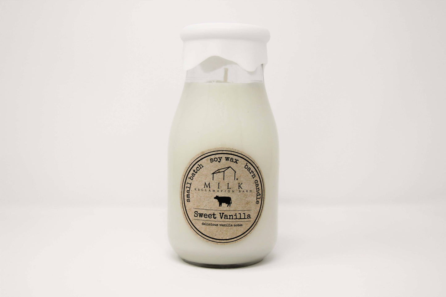 Milk Bottle Candle Sweet Vanilla