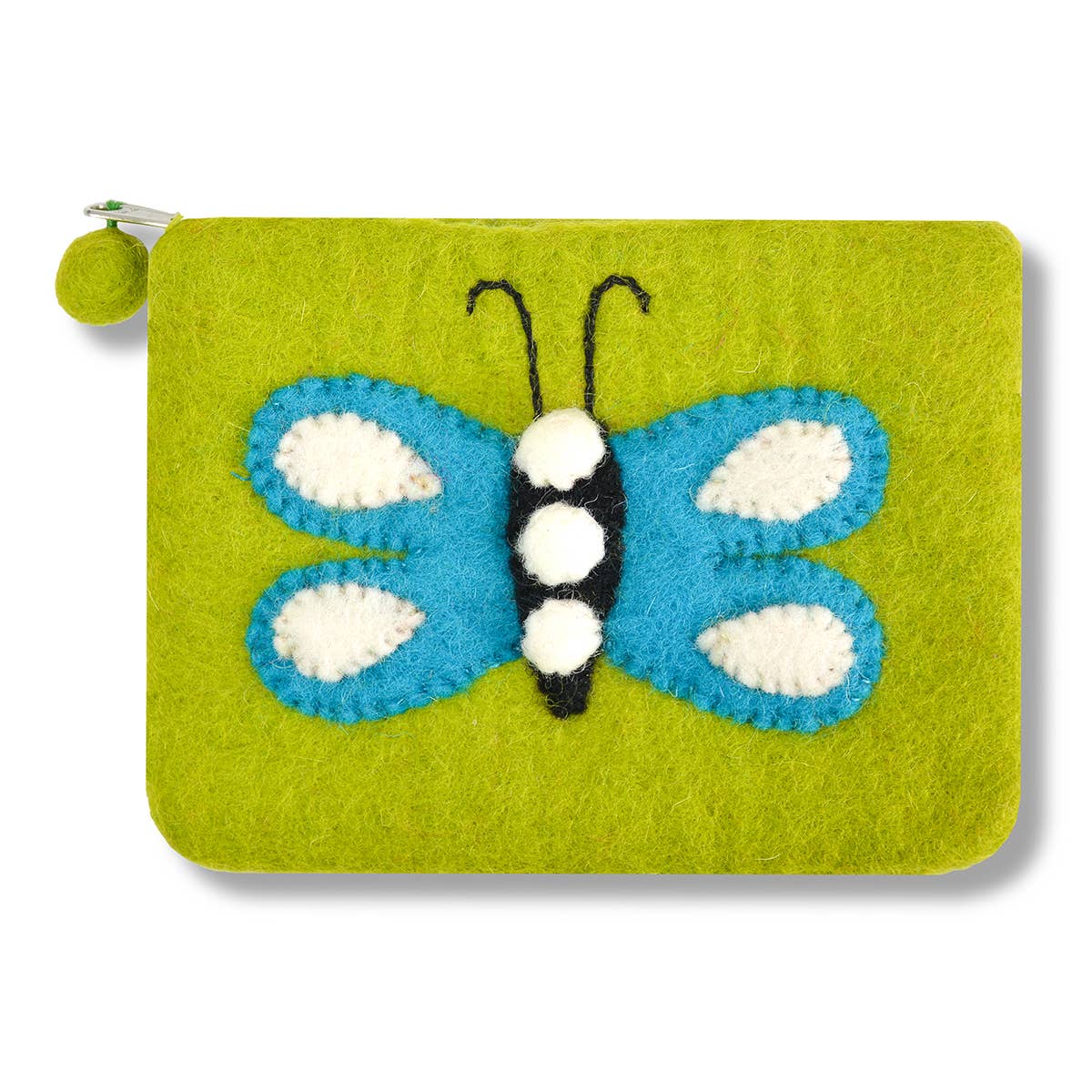 Green Butterfly Coin Purse