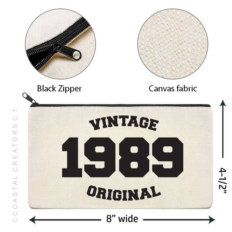 Taylor 1989 Vintage Original Zipper Pouch (Packaged)