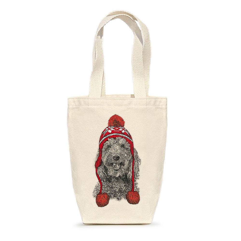 Labradoodle with Hat Gift Bag