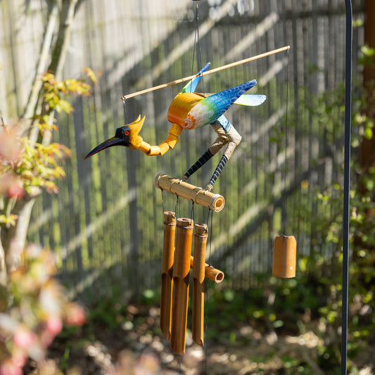 Sweet Bobbing Head Bamboo Wind Chime