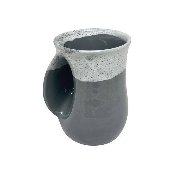 The Original Handwarmer Mug: Snowcap / Left Hand