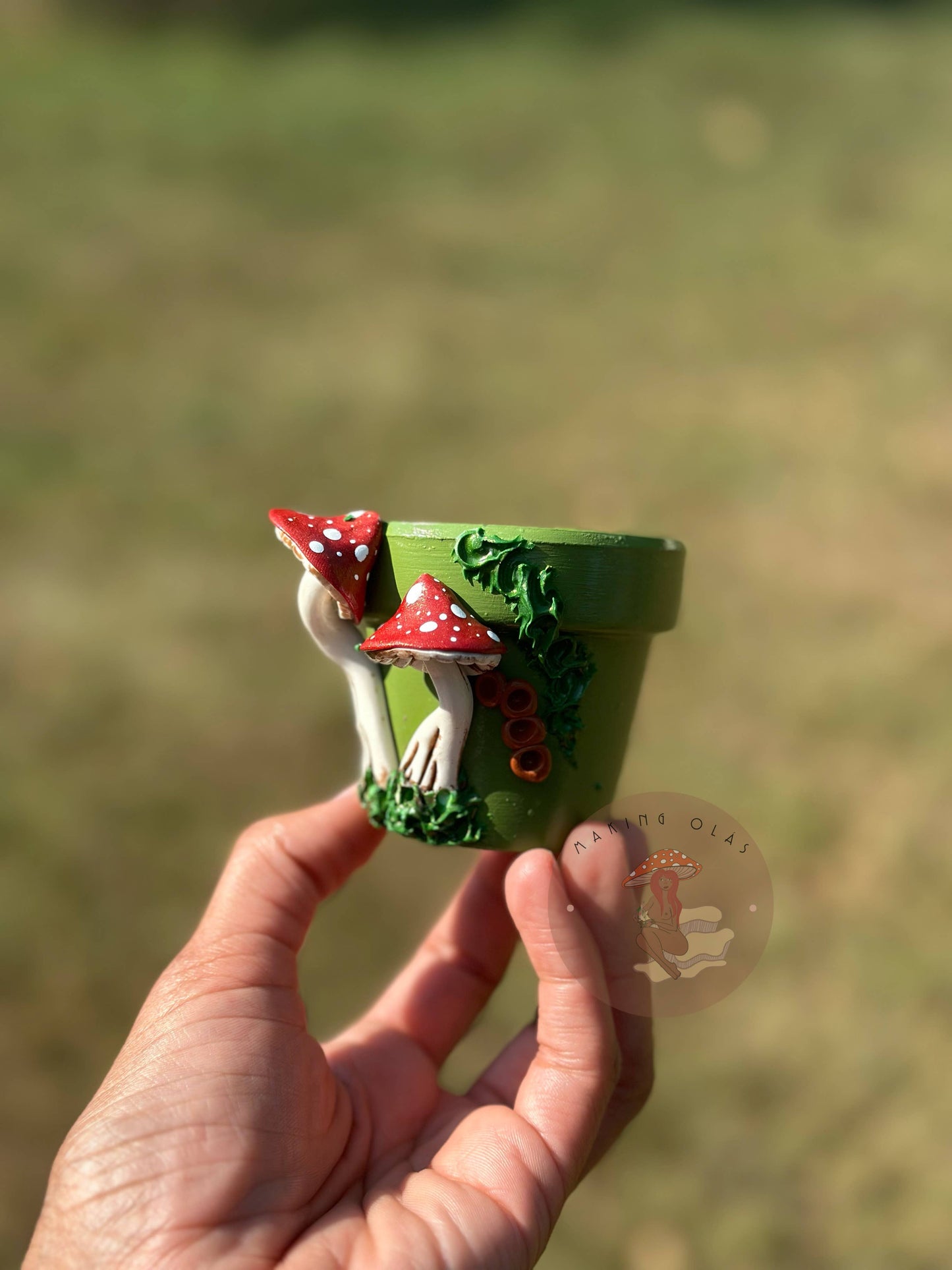 Mushroom Plant Pots - Made to Order: 10" Tall Pot