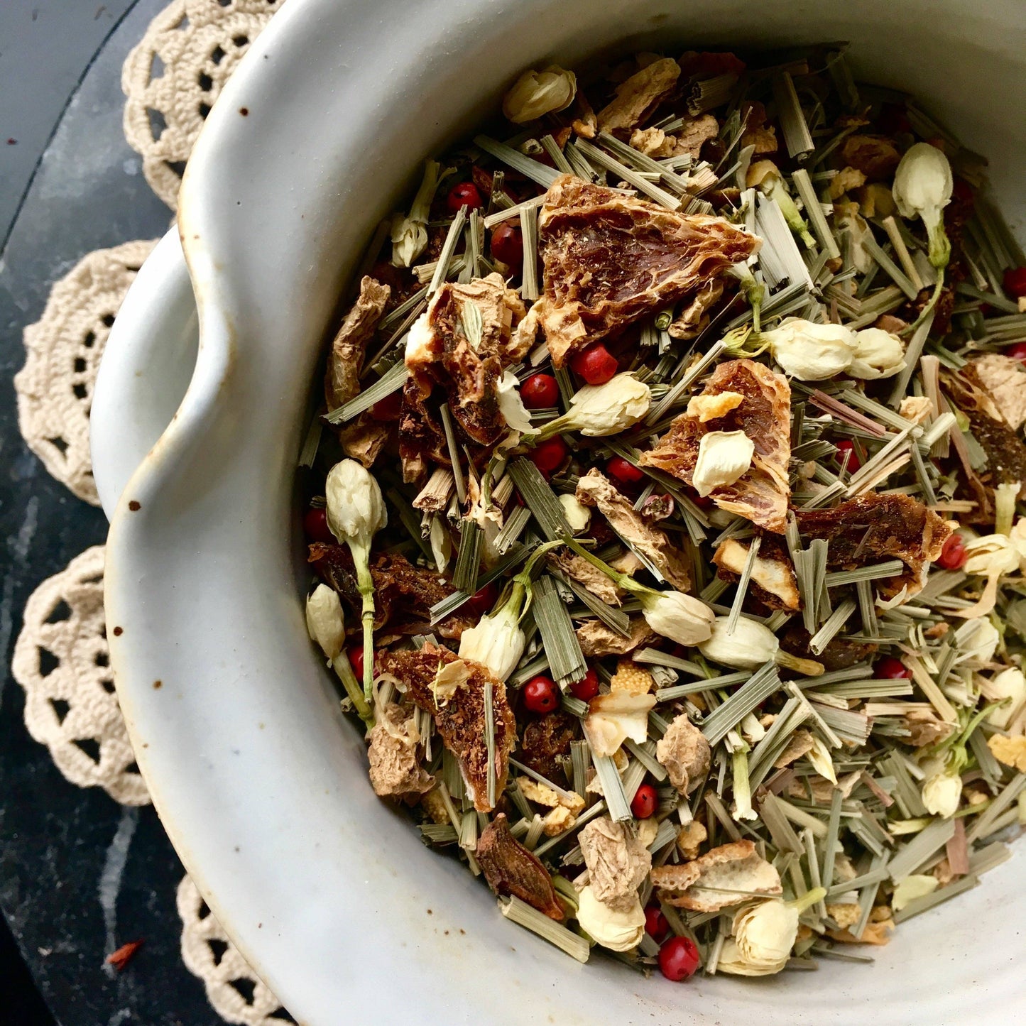 Snow Drop Chai | Herbal Loose Leaf Tea: 2 oz