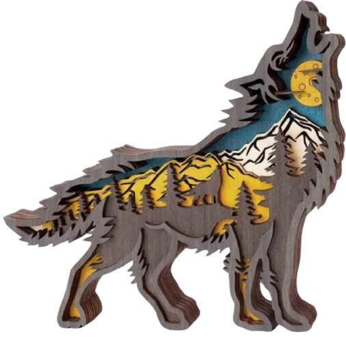 Wolf: Small Shelf Sitter
