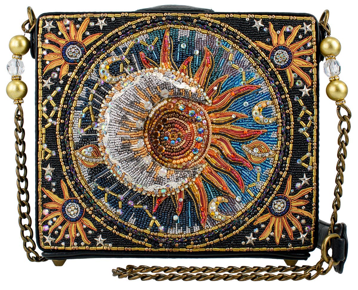 Night & Day Celestial Beaded Crossbody Handbag