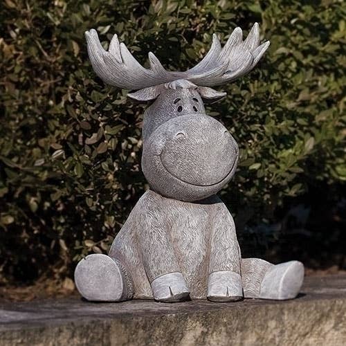 9.5"H Moose Statue Pudgy Pals