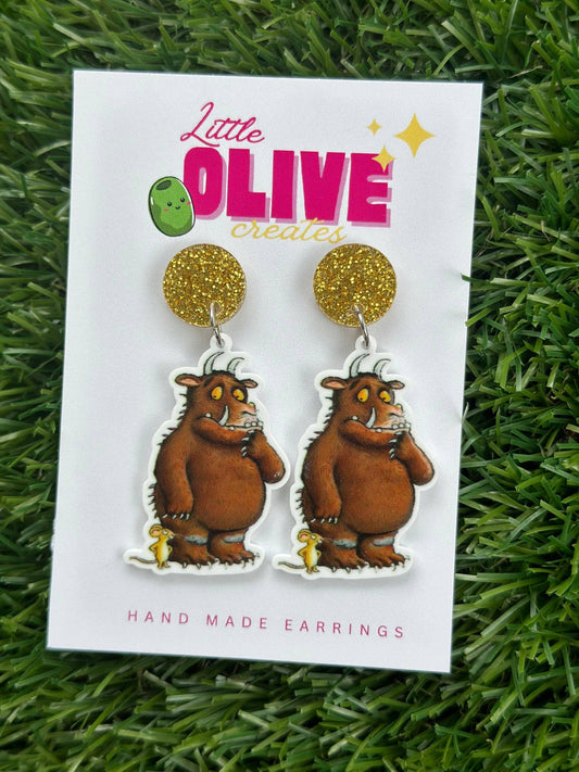 The Gruffalo Dangle Earrings