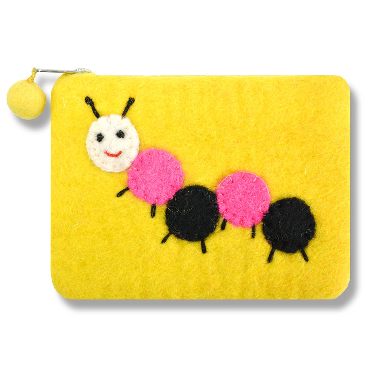 Turquoise Caterpillar Coin Purse