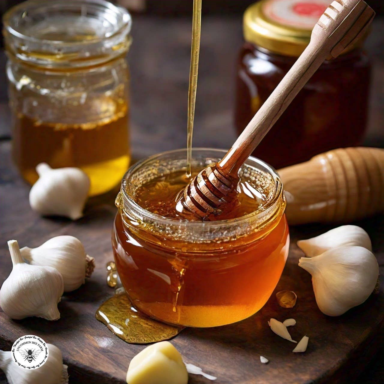 Garlic Infused Honey: 5oz