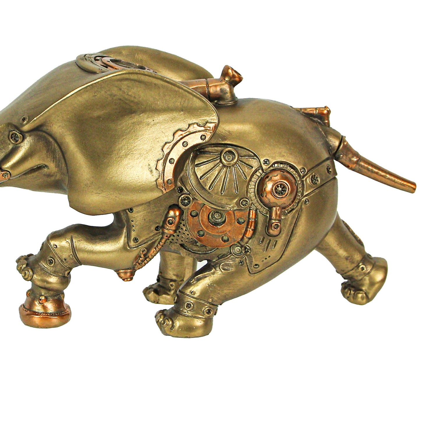 Bronze Copper Steampunk Elephant Sculpture Figurine