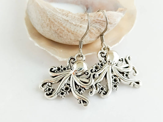 Octopus Earrings