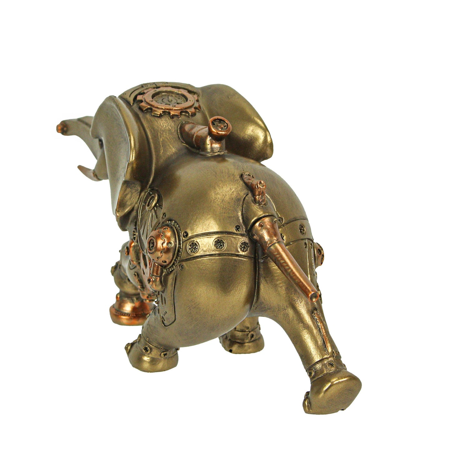 Bronze Copper Steampunk Elephant Sculpture Figurine