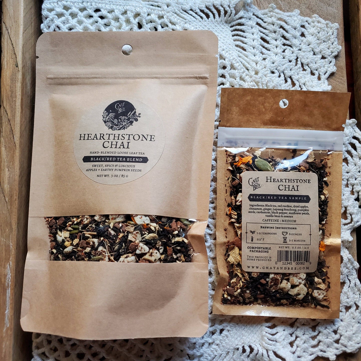 Hearthstone Chai : Black Tea Blend: 3 oz