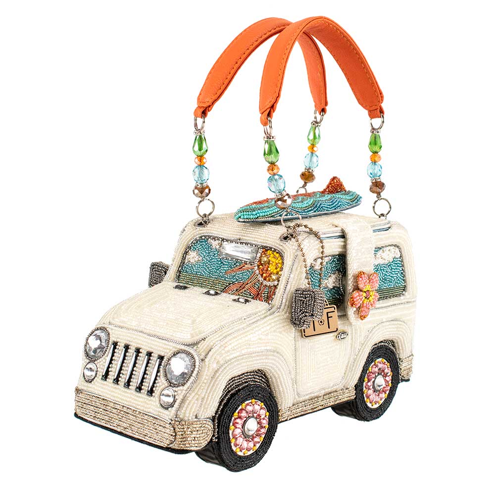 Day Trip Beaded Car Top Handle Handbag