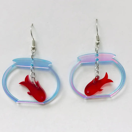 Gold Fish Earrings