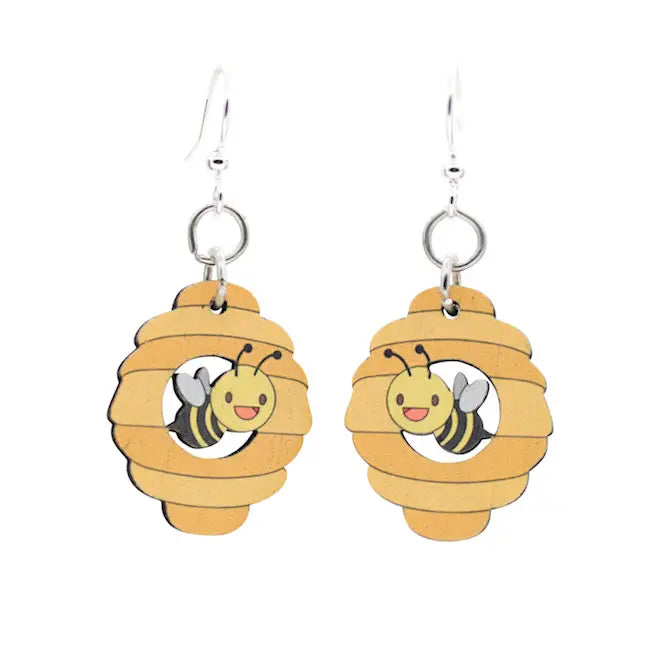 Cute Beehive Earrings