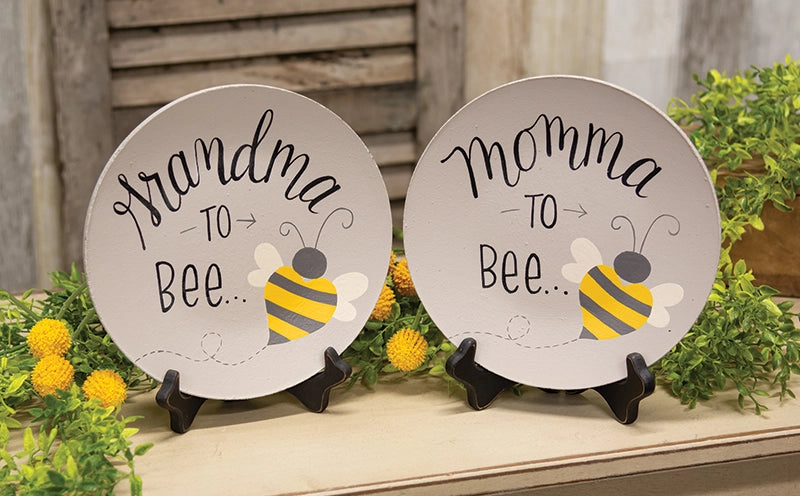 Momma To Bee Plate