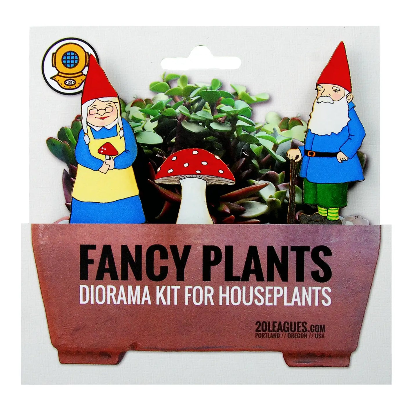 Gnomes Fancy Plants Diorama Kit